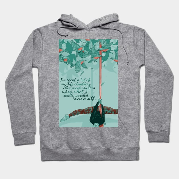 Enjoy the Climb Hoodie by paintedmonk